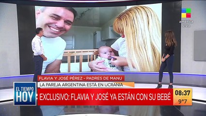 Flavia y José, la pareja que subrogó un vientre en Ucrania, ya está con su bebé