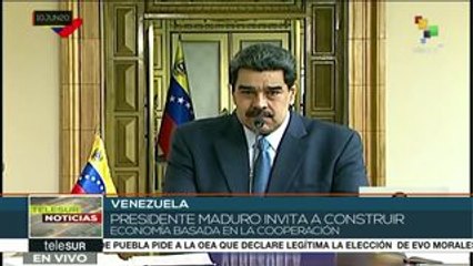 Pdte. Maduro: es necesaria una nueva economía solidaria