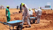 Libya’nın Terhune kentindeki bir arazide toplu mezar bulundu