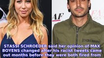 Stassi Said Max's Racist Tweets Were 'Awful' Before 'Pump Rules' Firing