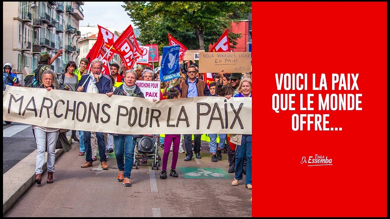 VOICI LA PAIX QUE LE MONDE OFFRE