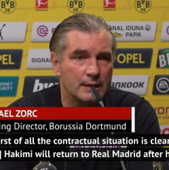 Hakimi to return to Madrid, but Dortmund keen to keep Reus