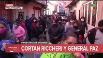 Protesta de vecinos en Villa Madero: piden más seguridad y hacen cortes en la Riccheri y Gral Paz