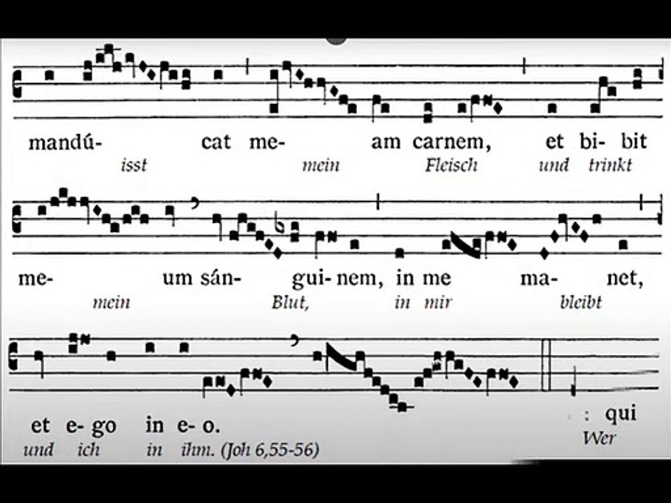 Alleluia Caro mea, Corporis et Sanguinis Christi