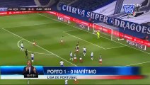 Resumen del fútbol portugués: Porto venció 1x0 al Marítimo
