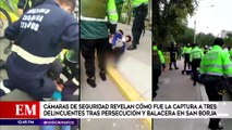 Edición Mediodía: Cámaras de seguridad revelan cómo fue la captura de delincuentes tras persecución en San Borja