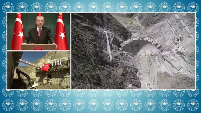 Erdoğan: Bu ülke yıllarca Allah'ın bir lütfu olan sularının kontrolsüzce topraklarından akıp gitmesini seyretmiştir - ANKARA