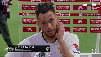 La Liga - Lucas Ocampos : "J'ai une pensée pour le public qui n'était pas là"