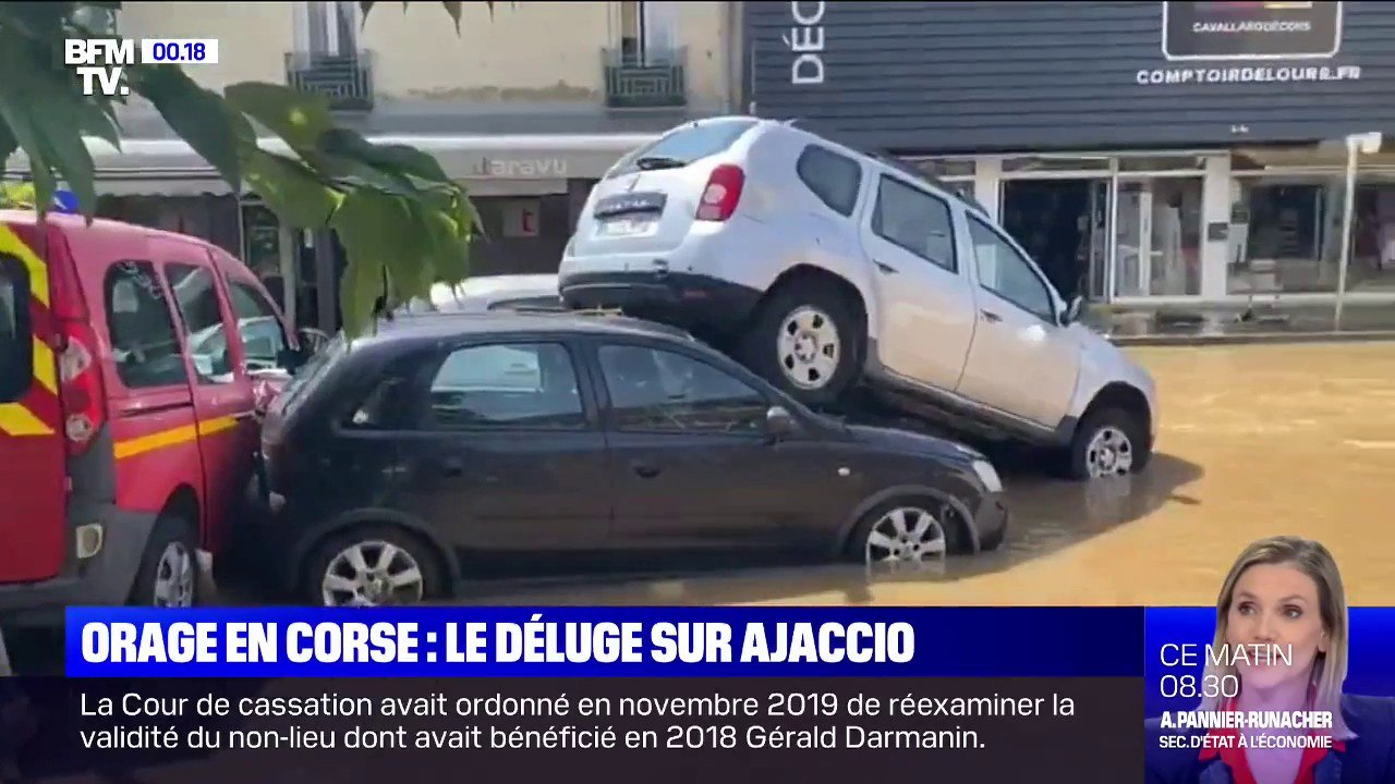 Ajaccio: des impressionnantes inondations après un orage
