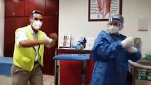 ¡Que no decaiga el ánimo! Doctora celebra cumpleaños en medio de la pandemia