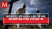 México alcanza 15 mil 944 muertes por coronavirus y 133 mil 974 casos