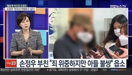 [뉴스특보] '다크웹' 손정우 눈물…"한국서 처벌해달라"