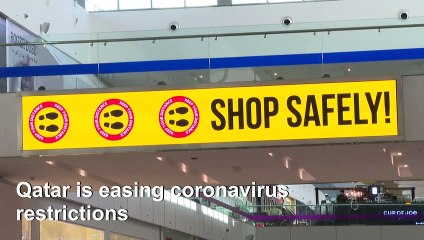 Virus lockdown eased in Qatar