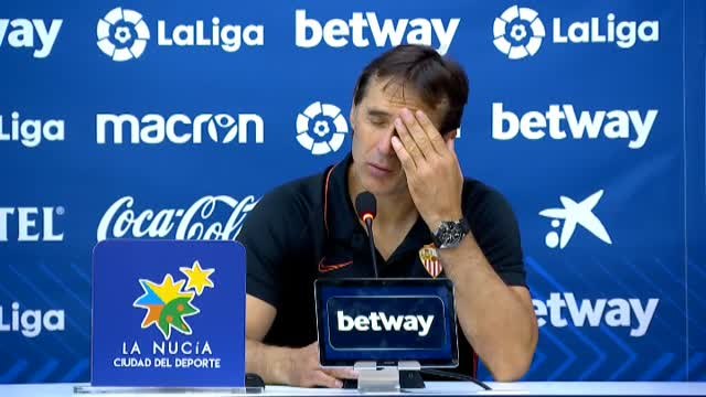 Julen Lopetegui: Es responsabilidad del entrenador cuando haces cambios y empeoras