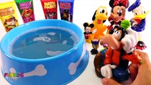 Paw Patrol & Mickey Mouse Clubhouse Friends Learn Colors and Counting Bath Paints