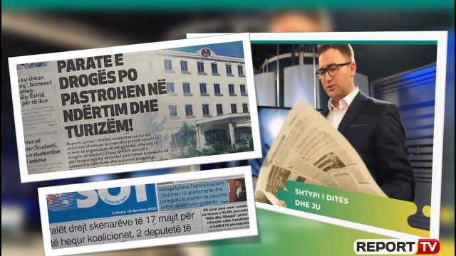 Report TV - Shtypi i Ditës dhe Ju , ja çfarë shkruajnë gazetat për sot e martë 16 qershor 2020