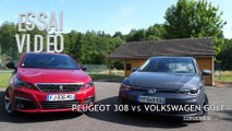 Comparatif - Peugeot 308 VS Volkswagen Golf
