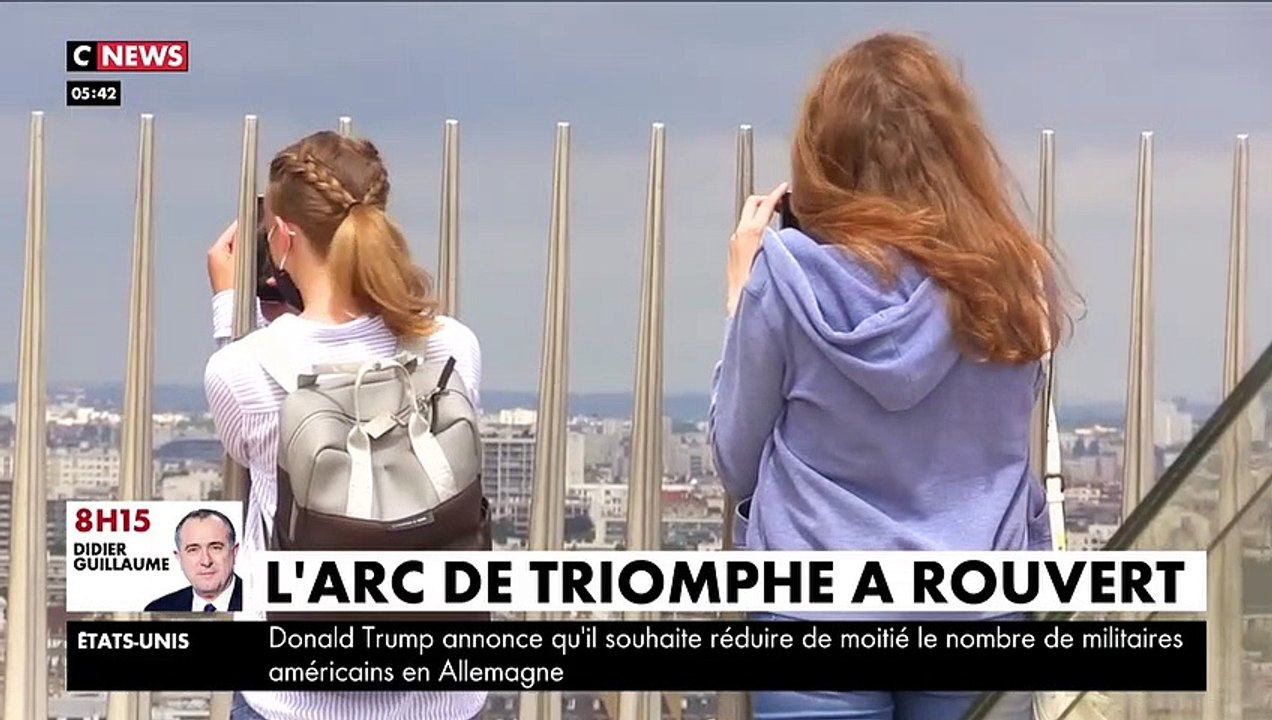 Après trois mois de fermeture, l’Arc de Triomph...