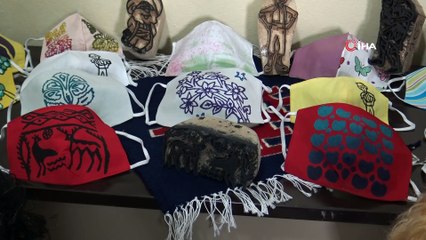 Doğal bitkilerden üretilen aromalı maskeler nefes açıyor