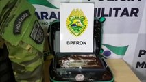 Santa Tereza do Oeste: BPFron apreende mais de 13 quilos de maconha em ônibus; quatro pessoas foram encaminhadas à 15ª SDP