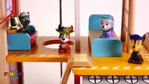 Paw Patrol Rescues PJ Masks with Fire Truck & Fire Station