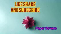 Paper flowers for decoration!! Creative art and Craft