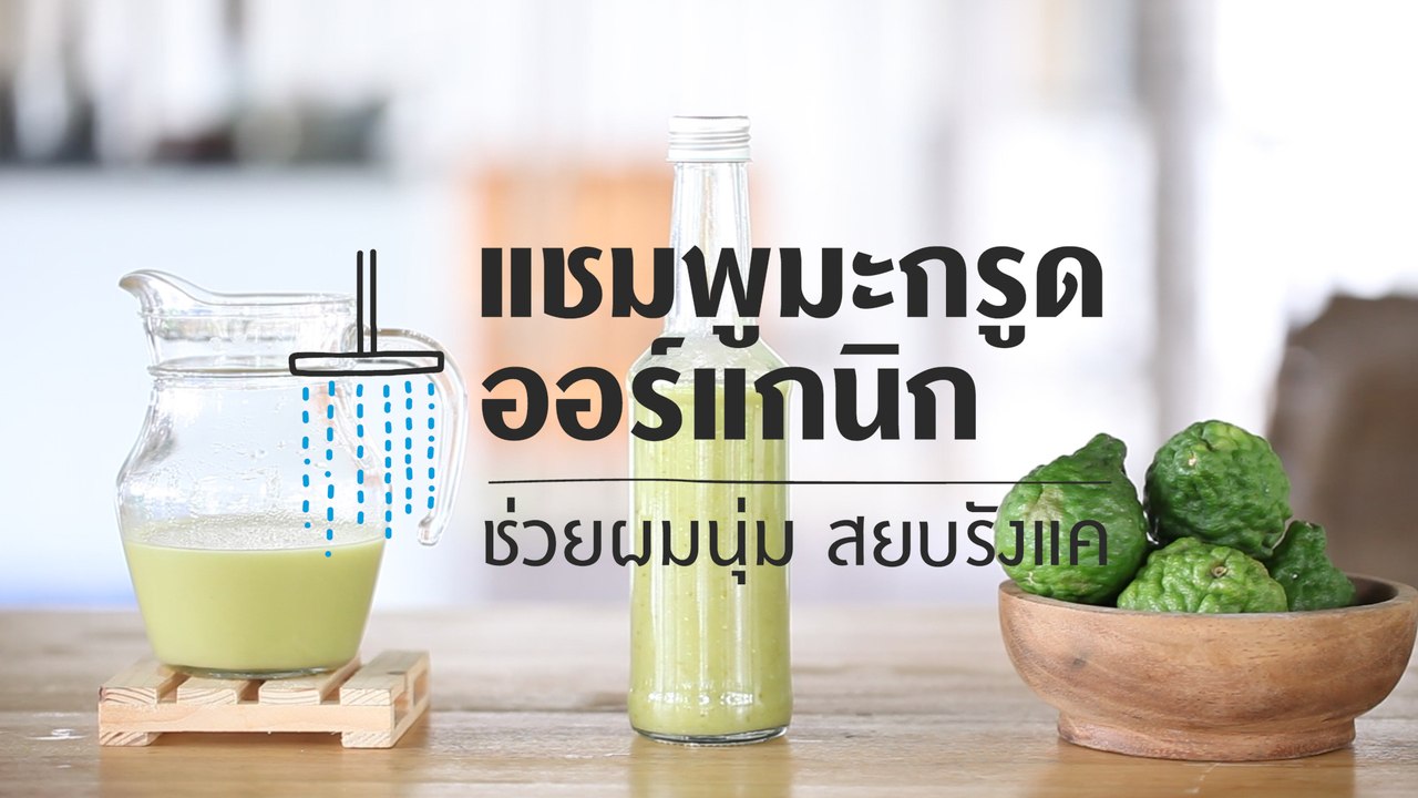 ชีวจิตกูรู:  แชมพูมะกรูด ออร์แกนิก