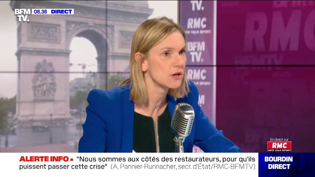 Agnès Pannier-Runacher: Les restaurateurs bénéficieront du chômage partiel jusqu'à la fin de l'année