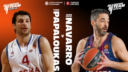 All-Decade head-to-head: Theo Papaloukas vs Juan Carlos Navarro