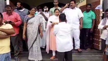 గోడలు దూకి నా భర్తను తీసుకెళ్లారు | Acham Naidu Wife Responds On ACB Arrest | E3 Talkies