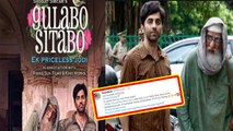 Gulabo Sitabo Twitter Reaction: Amitabh और Ayushmann की फिल्म को मिला ऐसा रिएक्शन | FilmiBeat