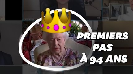 Download Video: En Angleterre, avec le confinement, la reine Elisabeth II se lance dans les appels vidéo en ligne