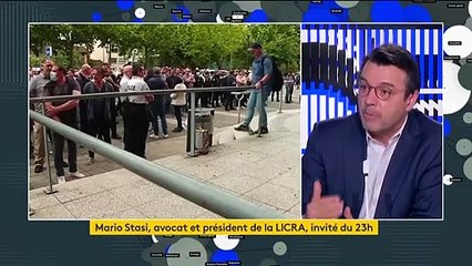 "Pas un combat contre la police, mais contre le racisme", pour le président de la Licra