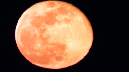 Varios ovnis cruzando la Luna