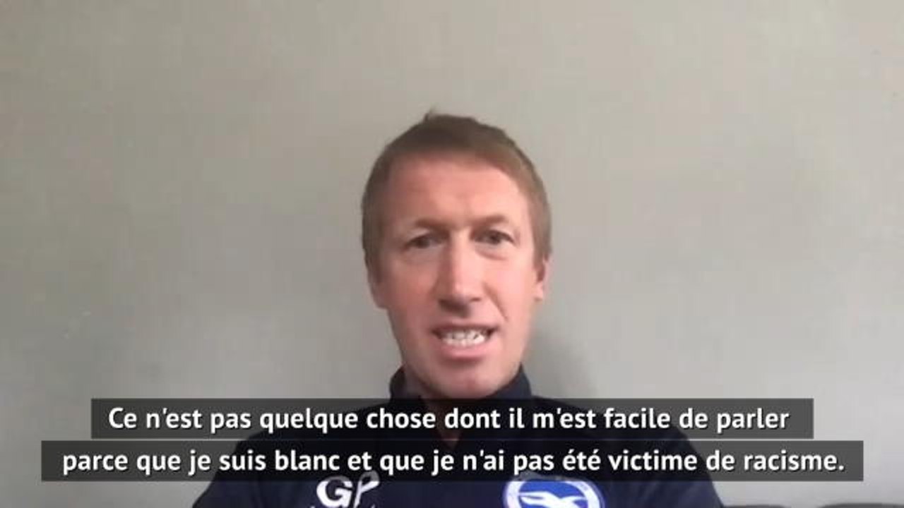 Brighton - Potter : "J'ai besoin de mieux comprendre, de lire davantage, de m'informer sur le racisme"