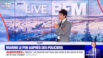 Marine Le Pen auprès des policiers (2) - 12/06