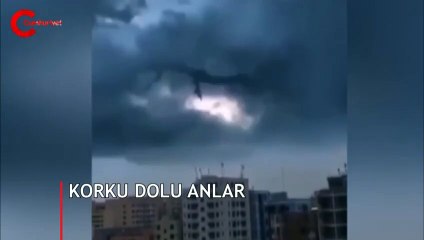 Ankara'da korku filmlerini aratmayan görüntü! Çığlıklar yükseldi