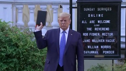 미 합참의장 "트럼프의 '성경 이벤트' 동행은 잘못" 공개 사과 / YTN