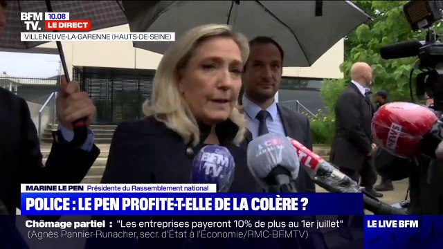 Marine Le Pen: Les forces de l'ordres sont lâchées par leur hiérarchie politique