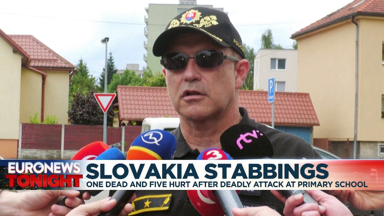 Slovakia school attack: Knifeman kills one, injures five before being shot dead by police
