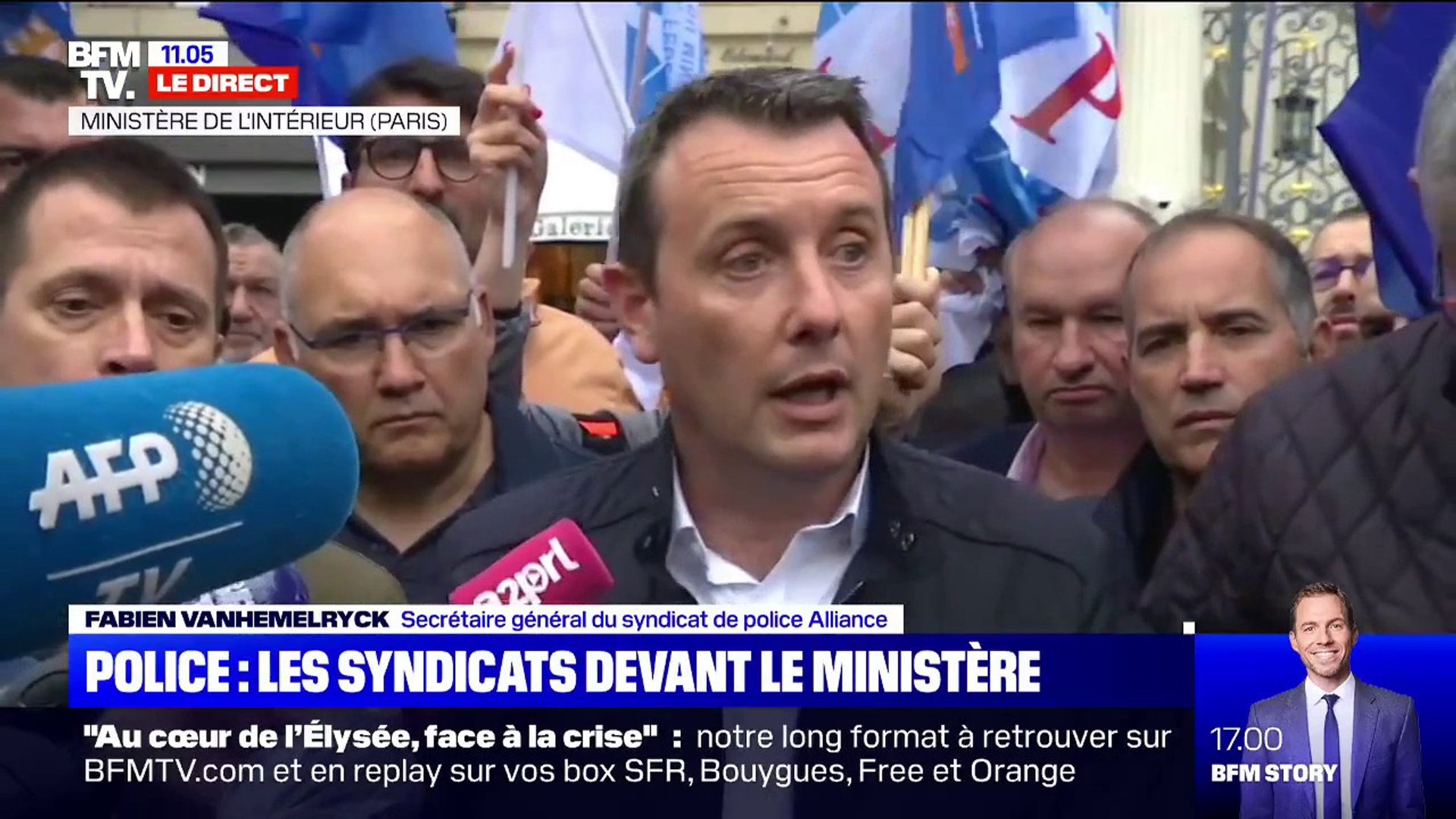 Fabien Vanhemelryck (Alliance Police nationale): "Les propos de Christophe  Castaner, c'était la goutte d'eau (...) On n'en peut plus" - Vidéo  Dailymotion