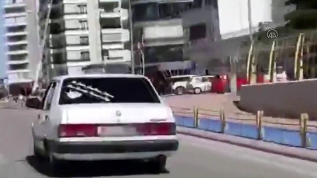 'Drift anı polis kamerasınca kaydedilen sürücüye 7 bin 354 lira ceza - KONYA