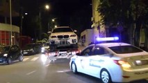 Ora News - Atentati në Tiranë : Makina e Hekuran Billës largohet nga vendi ku ndodhi vrasja