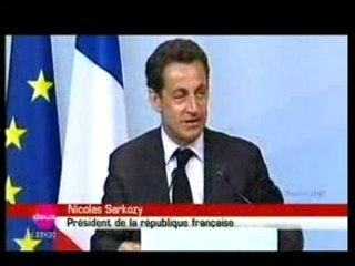 Sarkozy au G8  poutine