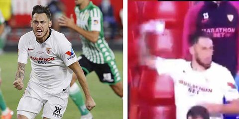 "Tan bueno como tonto": las redes 'estallan' contra el sevillista Ocampos por su nueva irresponsabilidad ante el COVID-19