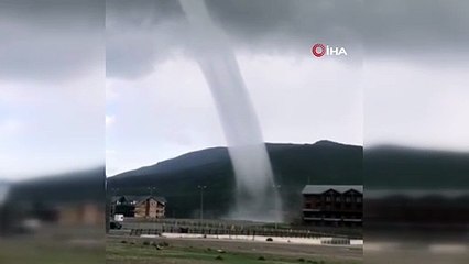 Kayseri'de hortum anı kamerada!