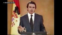 Las primeras explicaciones del Gobierno de Aznar sobre el 11M