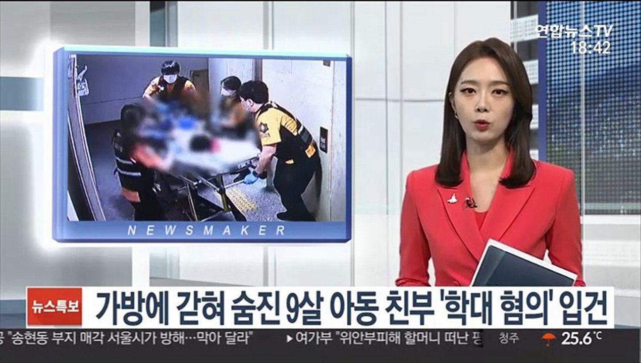 여행용 가방에 감금돼 숨진 초등생 친부도 입건
