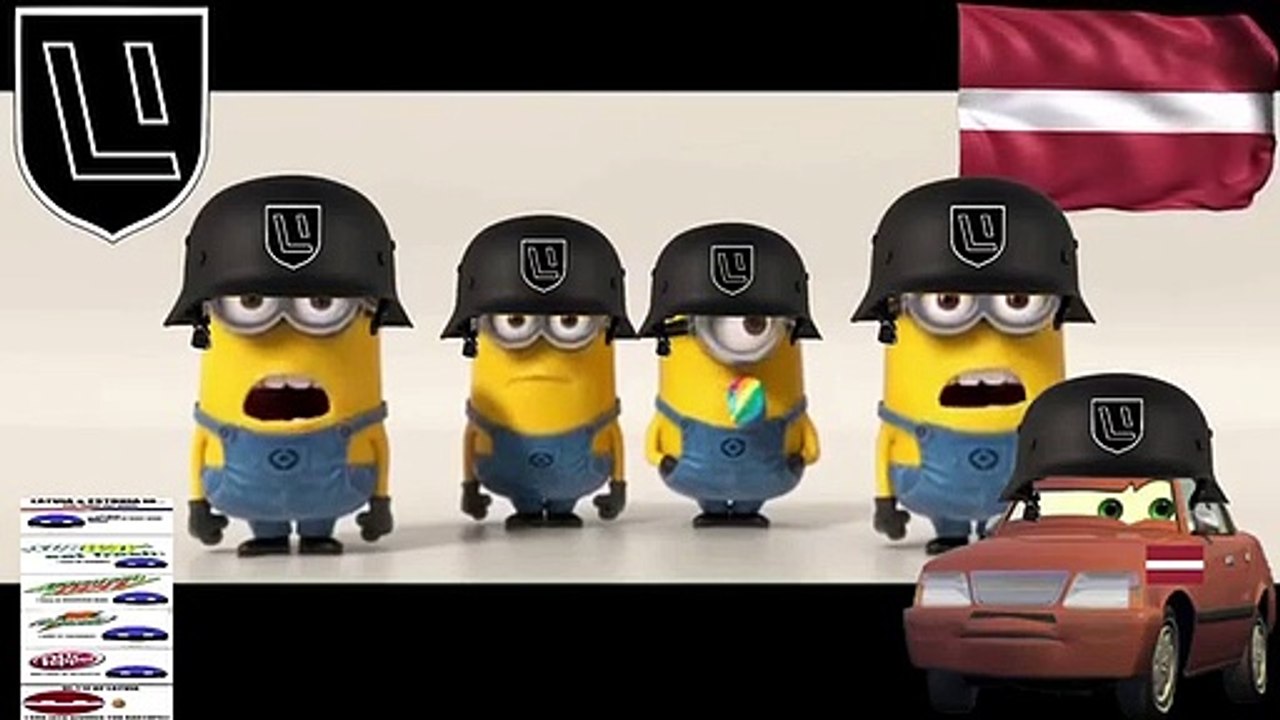 the singing minions sing song Zem mūsu Kājām patriotic latvian music
