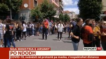 Të rishikohet testi i Gjuhës Shqipe, maturantët protestë te Ministria e Arsimit pa distancim